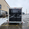 Black 2026 Triumph 7x14 Galvanized Enclosed Trailer
