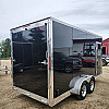 Black 2026 Triumph 7x16 Galvanized Enclosed Trailer