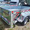 Silver 2026 Triumph 6X12 Galvanized Dump Trailer