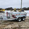 SILVER 2027 Triumph 6X10 Galvanized Dump Trailer at Triumph Trailer Sales