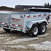 SILVER 2027 Triumph 6X10 Galvanized Dump Trailer at Triumph Trailer Sales