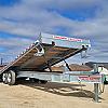 Silver 2027 Triumph 102x24-10k Galvanized Deckover Tilt Trailer at Triumph Trailer Sales