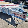 Silver 2027 Triumph 102x20+5-12k Galvanized Deckover Trailer at Triumph Trailer Sales