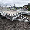 Silver 2026 Triumph 80X12 Aluminum Tandem Axle Utility Trailer